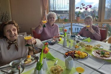Osterfrühstück im Haus am Wasserturm
